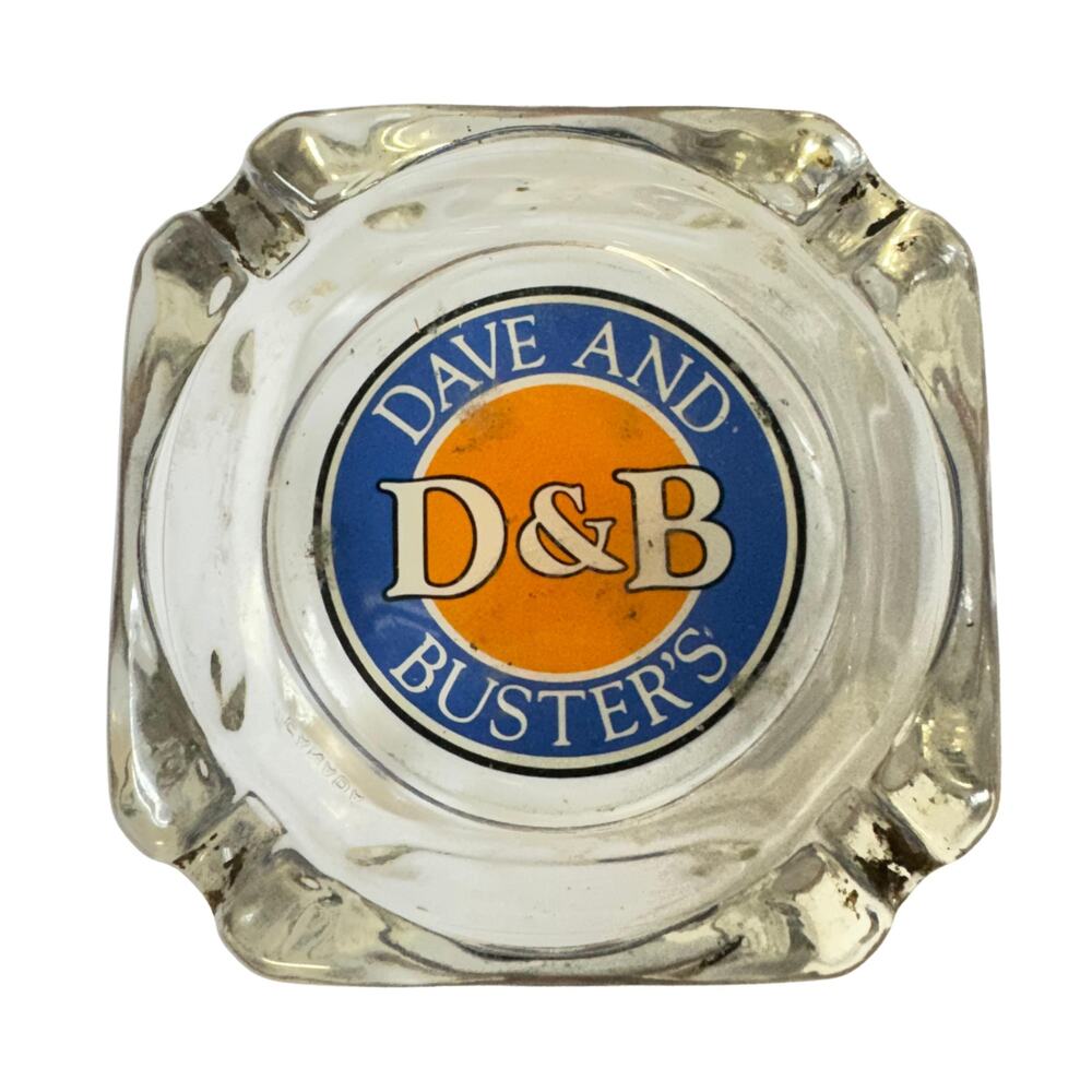 Vintage Dave and Busters Ashtray